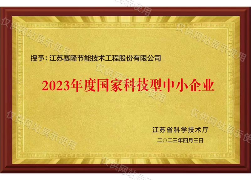 2023年度国家科技型中小企业